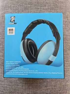 Kids Noise-Reducing Headphones — Light Blue 6-36 Months